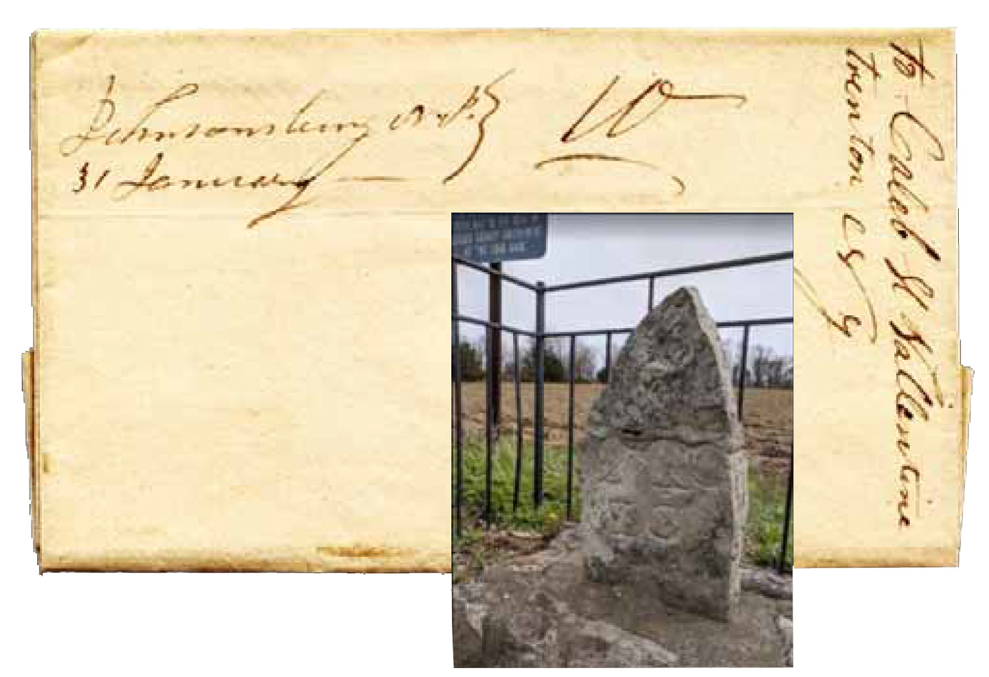 Earliest Known Johnsonburg cancel - 1831
